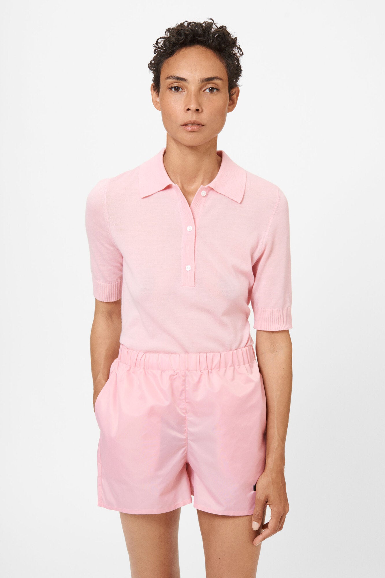 Alessio nylon shorts - Pink